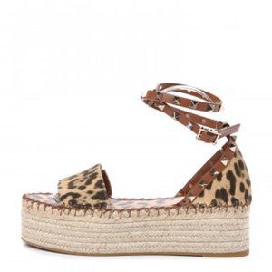 Valentino Flatform Espadrillas Size 38